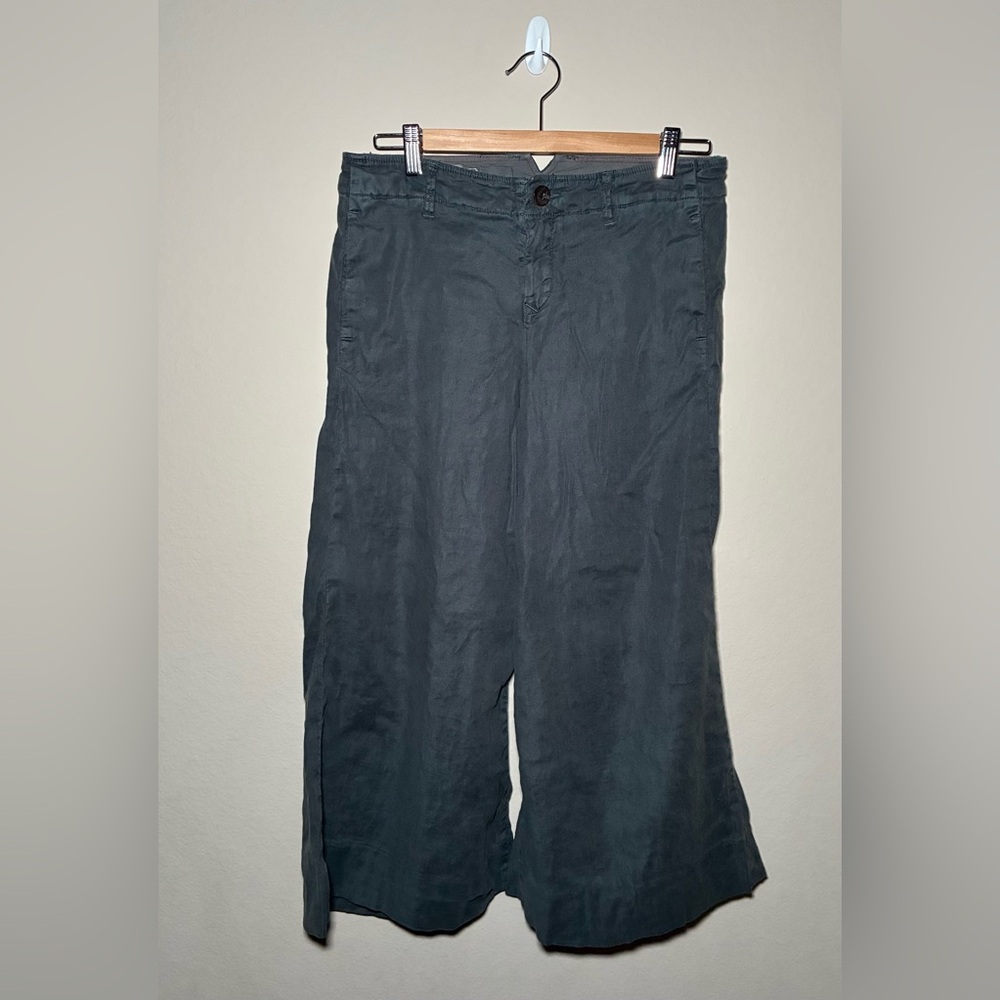 Anthropologie Level 99 wide Leg Grey size 27 Flare Trousers